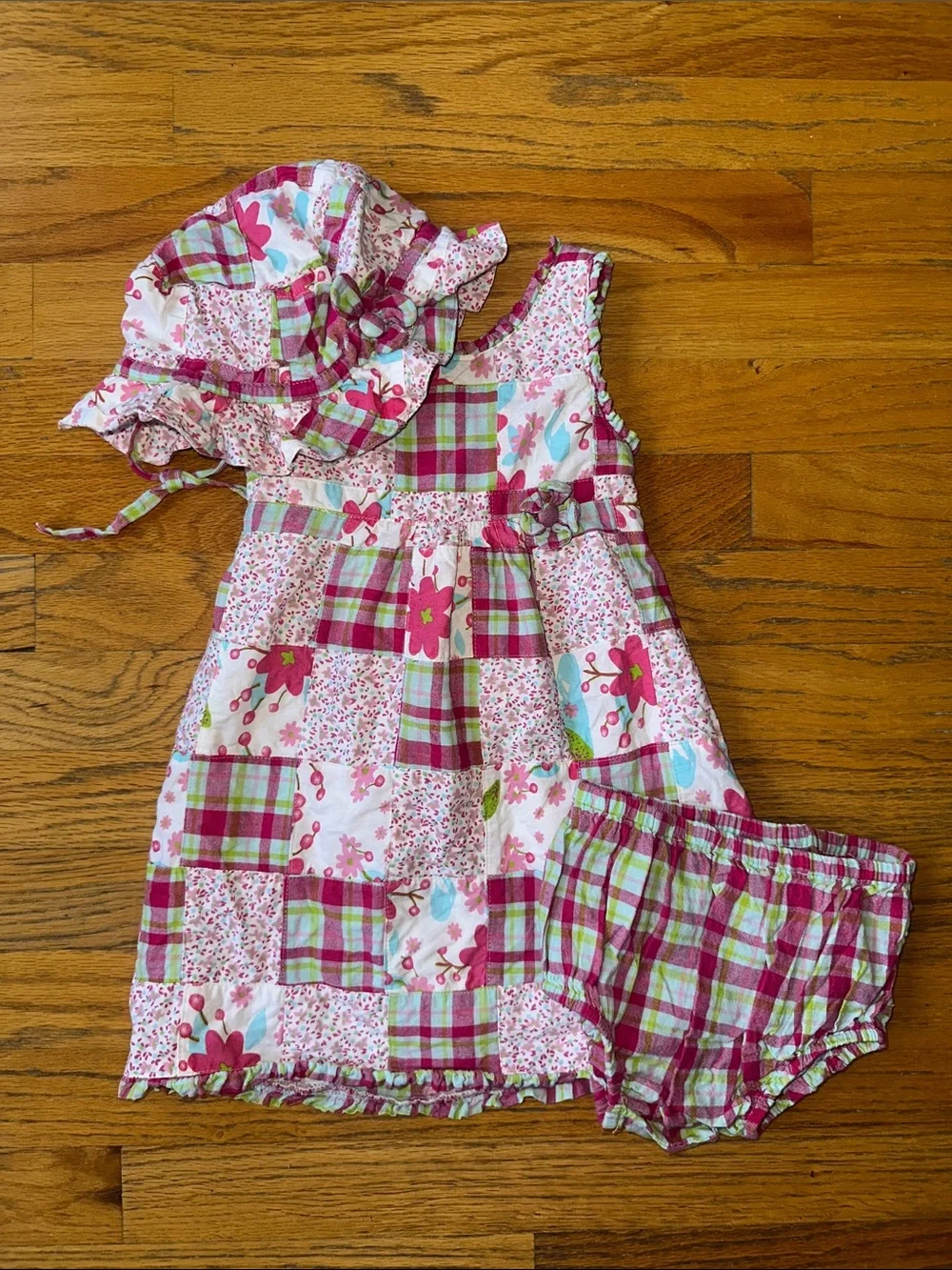 Savannah Babygirl Patchwork Sundress - Picture 2 of 7